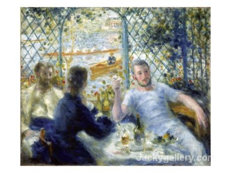Lunch at the Restaurant Fournaise by Pierre Auguste Renoir paintings reproduction